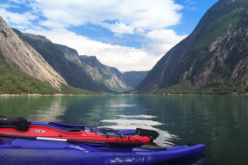 Kayaking in Eidfjord