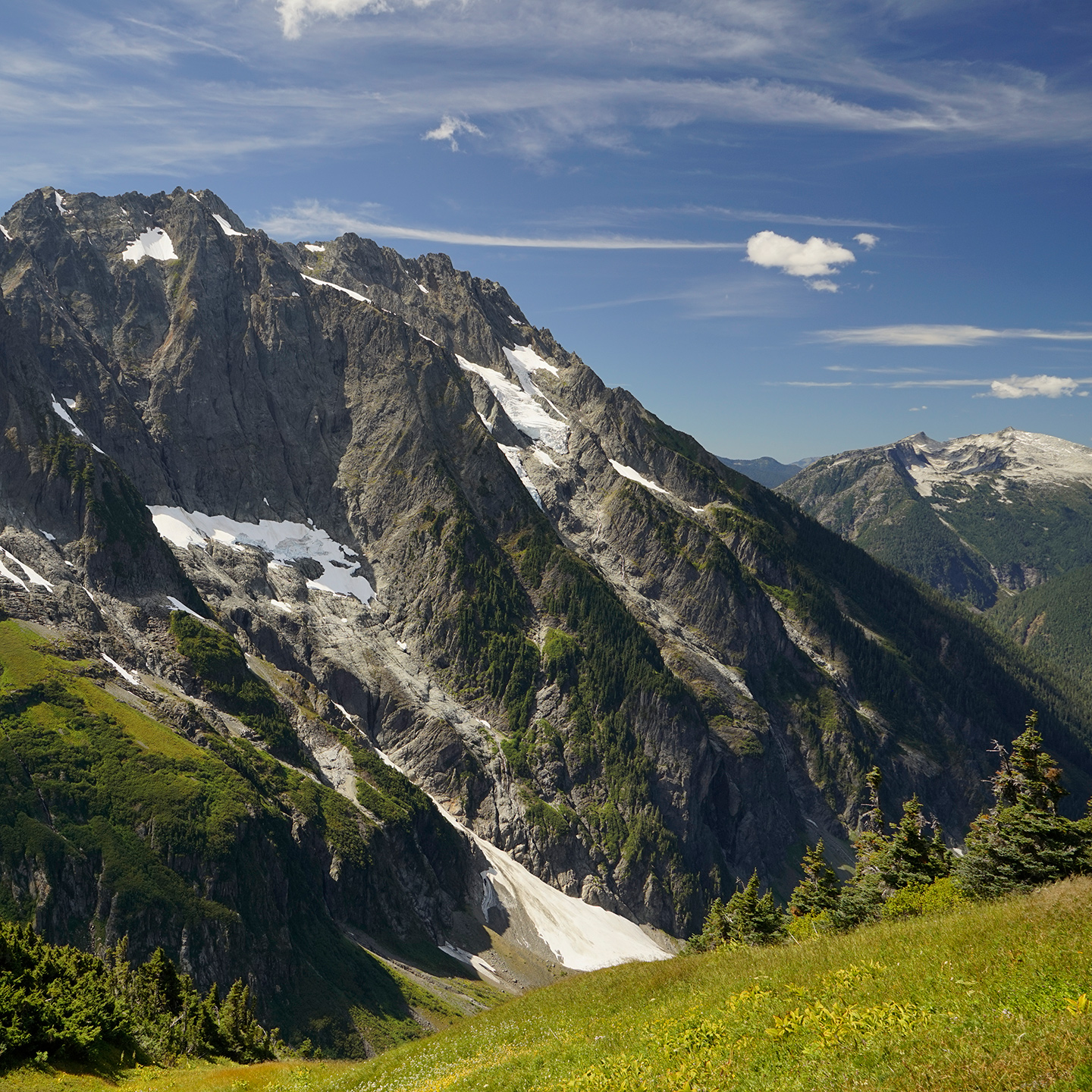 Cascade pass outlet to stehekin